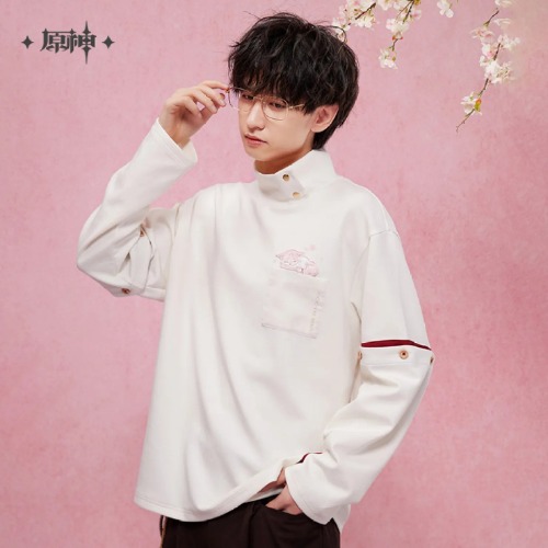 [OFFICIAL] Yae Miko Impression Series - Stand Collar Sweatshirt | XL