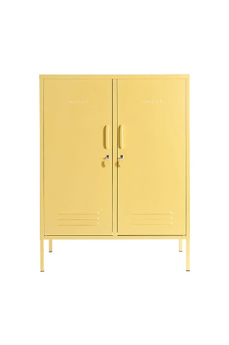 The Midi Locker in Butter 