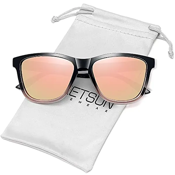 MEETSUN Polarized Sunglasses for Women Men Trendy Classic Retro Designer Style