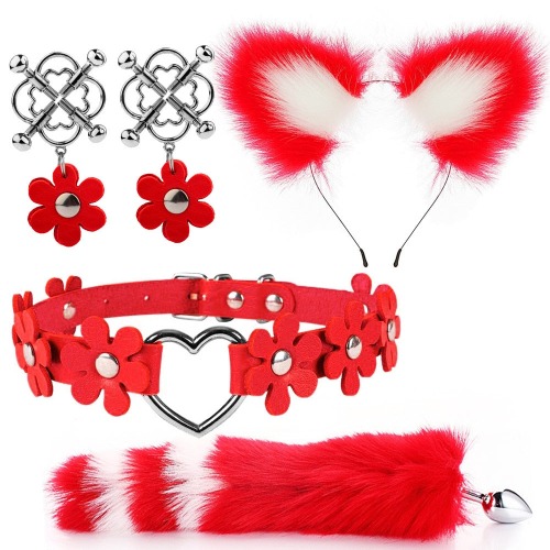 Flower Pup Play Set - Red 2