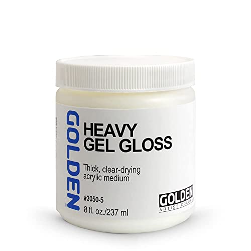 Golden Artist Colors Heavy Gel Gloss 8 oz Jar