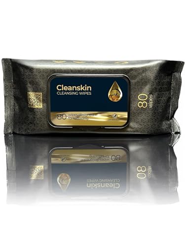 CleanSkin 80-Count Cleansing Green Soap for Tattooing, Microblading Supplies, Alcohol-free, Fragrance-free, Lint-free, Natural Ingredients, All-in-one Solution for Tattoo Aftercare - 1 Pack