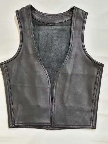Leather Muscle Vest
