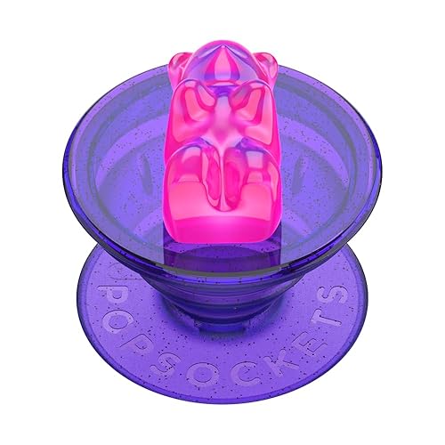 POPSOCKETS Phone Grip with Expanding Kickstand - Gummy Bear Purple - Bon Bon Purple