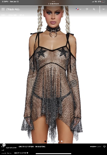 Rhinestone Dress