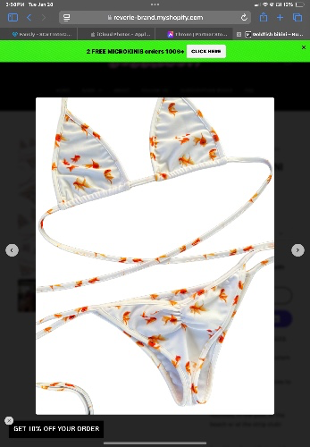 Goldfish Bikini (I love goldfish) 