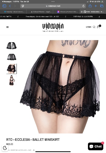 Ballet Miniskirt