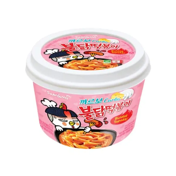 Samyang Hot Chicken Flavour Buldak Topokki - Carbonara 179g
