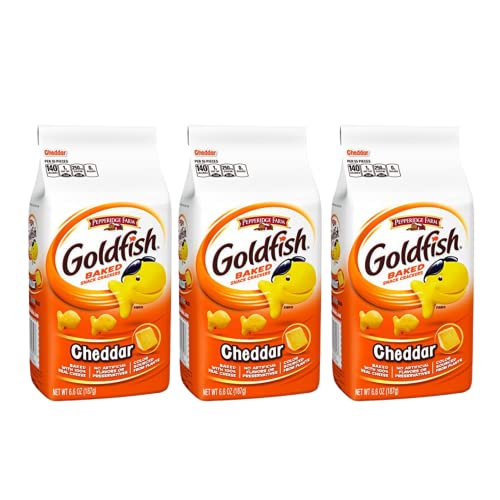Goldfish Baked Snack Crackers Cheddar Flavoured