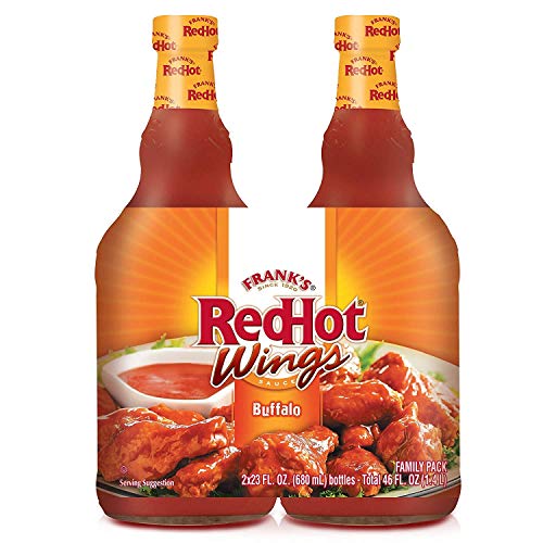 Frank's Redhot Buffalo Wing Sauce, Pepper, 1360 millilitre(680 ml X Pack of 2)
