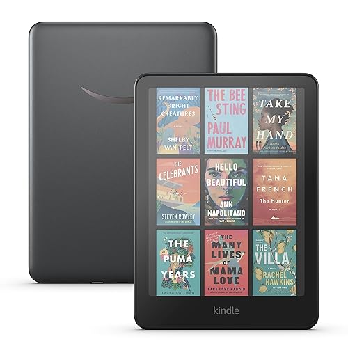 Introducing Amazon Kindle Colorsoft Signature Edition (32 GB) – With color display, auto-adjusting front light, wireless charging, and long battery life - Metallic Black - Without Kindle Unlimited