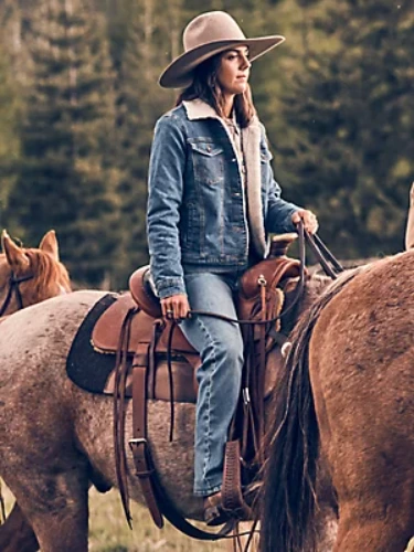 Women's Wrangler Retro® Sherpa Lined Western Denim Jacket