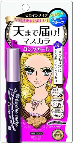 Isehan Heroine Make Long & Curl Mascara Waterproof Black - 6 g (Pack of 1)