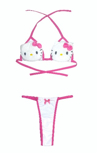 HELLO PUSSYCAT BIKINI | A/B cup / MEDIUM / PINK