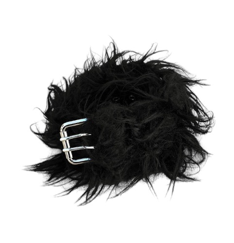 “what do you desire” black fur belt | 24-36