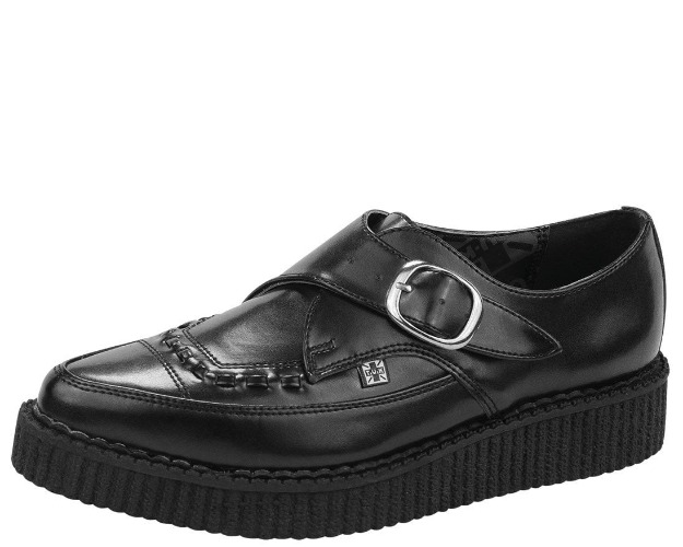 Pointed Buckle Creepers | US: Men 10 / Women 12 / Black