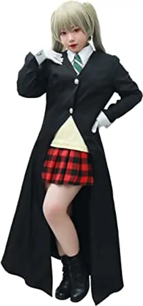 DAZCOS US Size Women's Anime Cosplay Costume Outfit with Gloves