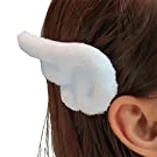 1 pair pack Plush Angel Wings Hair Clip Kawaii Cute Adorable Hair Barrettes Hair Accessories