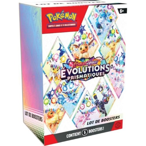 POKEMON - EV8.5 - Evolutions Prismatiques - Bundle 6 Booster - FR