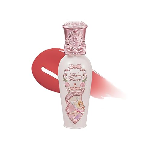 Flower Knows Midsummer Fairytales Lip Gloss-Glowy Moisturizing Coating Lip Lacquer-Hydrating Tinted Lip Oil for Girls&Women-Vegan & Cruelty Free-0.17Fl Oz(G03 Firefly) - G03 Firefly - 0.17 Fl Oz (Pack of 1)
