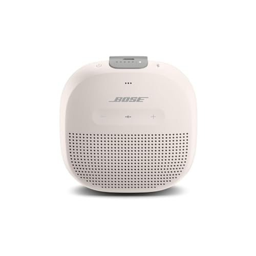 Bose SoundLink Micro Bluetooth Speaker: Small Portable Waterproof Speaker with Microphone, White - White