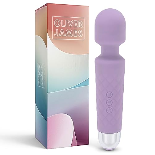 Oliver James Vibrator Sex Toys - Vibrators, Dildos and Vibrator for Women, Quiet Vibrating Dildo and Women Sex Toys, Adult Toys for Women, Sex Toy with 20 Vibrating Patterns for Sexual Pleasure - Small - Lilac