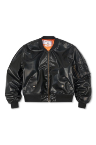 Core Latex Bomber Jacket | L / Black