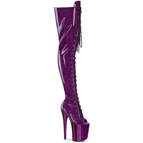 Flamingo-3021GP | Purple Glitter Patent / 7