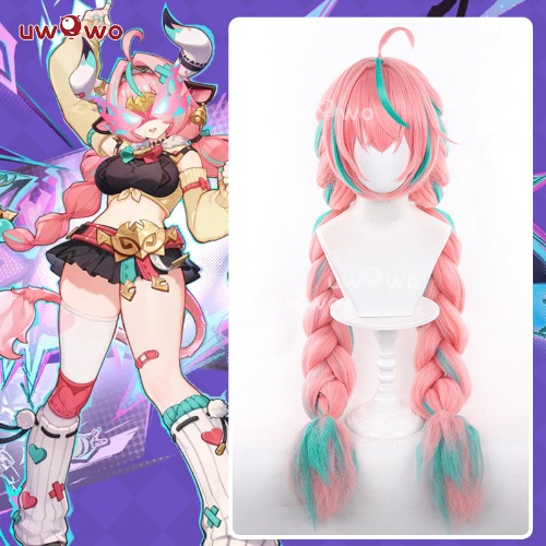 【Pre-sale】Uwowo Game Genshin Impact Varesa Cosplay Wig Long Light Pink Hair | Default Title