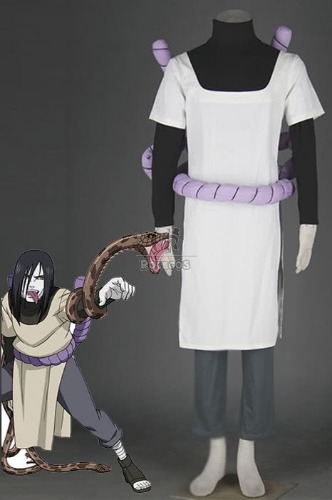 Buy Naruto Orochimaru Kimono Cosplay Costume 1th Generation Hardcover For Fale And Female - RoleCosplay.com