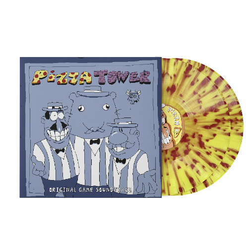 Pizza Tower (Original Game Soundtrack) - Mr. Sauceman, ClascyJitto, & Post Elvis (2xLP Vinyl Record) - Pizza Splatter