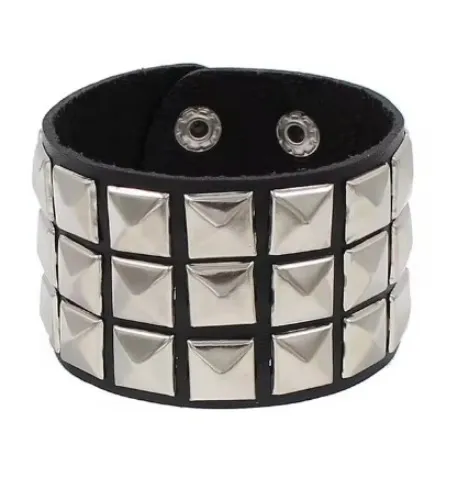 Leather Studded Bracelet