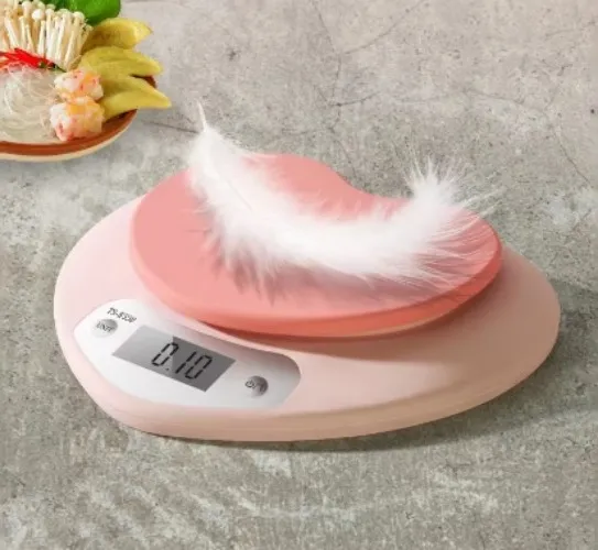 Pink Heart Kitchen Scale