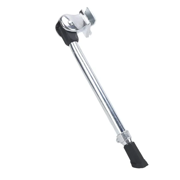 Cykeljusterbar Aluminiumlegering Cykelstativ Justerbar Centermonterad Cykelsidostöd Parkering Bakre Stativ Sidostöd Fotcykling Stöd för 24‑27 Tum för Mountainbikes på Landsväg