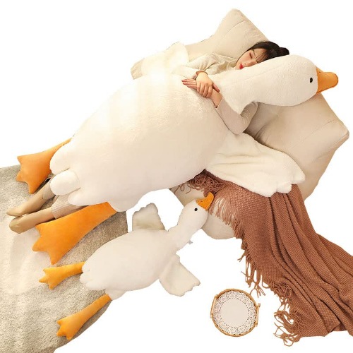 CiBoJoy Huge Goose Stuffed Animal,Cute Plush Toy，Super Soft Hugging Pillow for Birthday Gift,Goose Stuffed Animal Plush Pillow Toy (35in) - 35in $29.99
