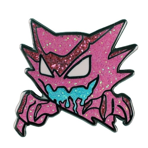 Pink Glitter Haunter Pin | Default Title