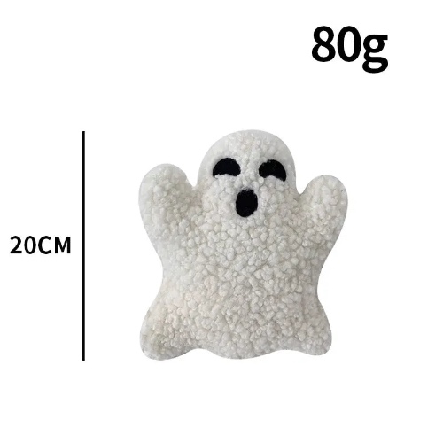 Halloween Ghost Pillow Plush Spooky Cushion Gift - 20cm