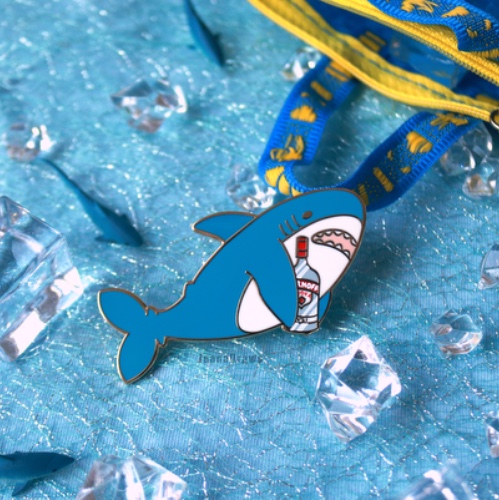 Mood Shark Enamel Pin
