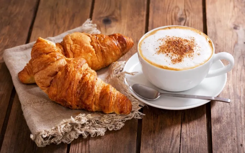 Coffee and Croissant 