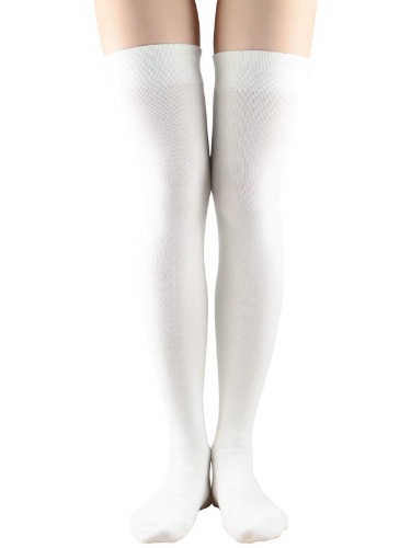 White Thigh Highs <3