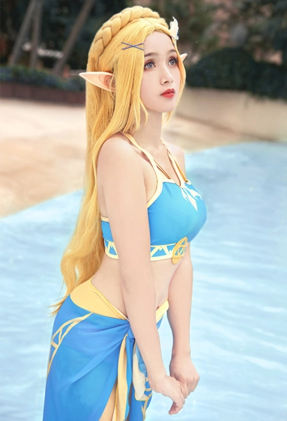 Zelda Bikini cosplay from BOTW