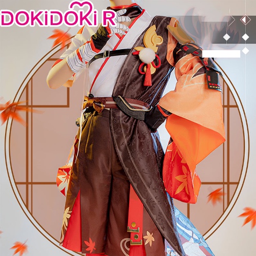 DokiDoki-R Genshin impact Kazuha Cosplay Costume Men | S