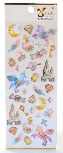 Milky Galaxy Stickers - Purple Kingdom