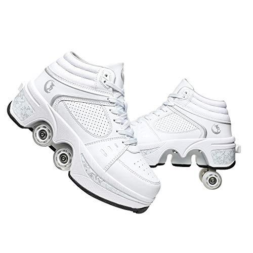 RollerSkate Shoes-White