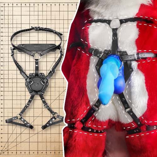 Yrdeno Strap On Harness - One Size / Cowhide Leather