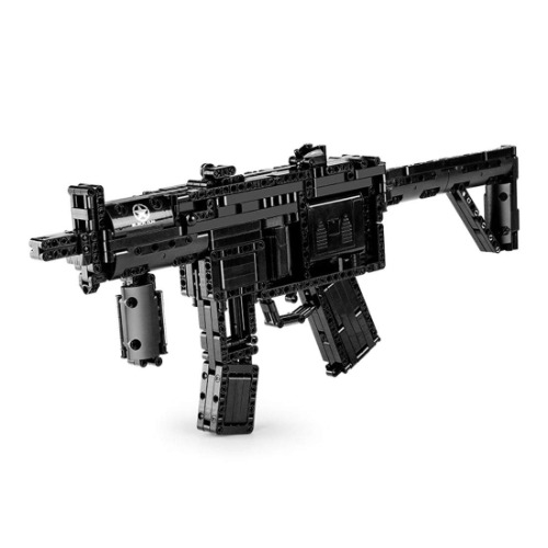 MERK Technic Gun Model Kit, MP5-pistol med kulor, 783 st byggsats för barn vuxna, kompatibel med LEGO Gun (BCTGH14S305605RC931) - Mp5 submachine Gun