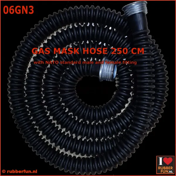 2.5m Gas mask hose