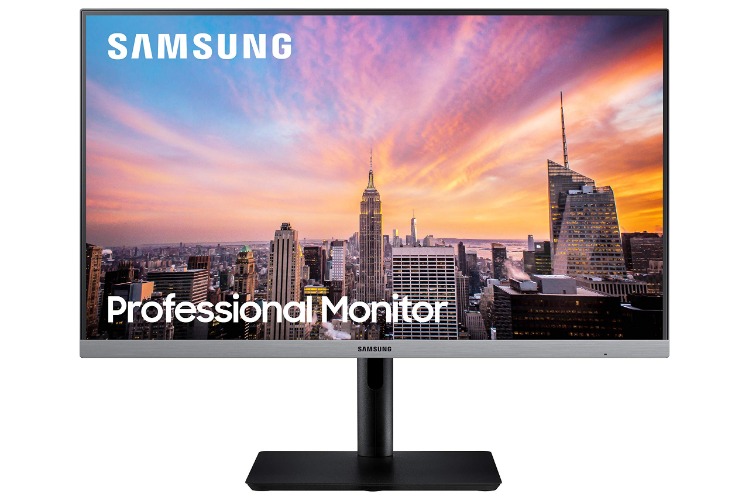 SAMSUNG S27R650FDN, SR650 Series 27 inch IPS 1080p 75Hz Computer Monitor for Business with VGA, HDMI, DisplayPort, and USB Hub, 3-Year Warranty - 24-inch