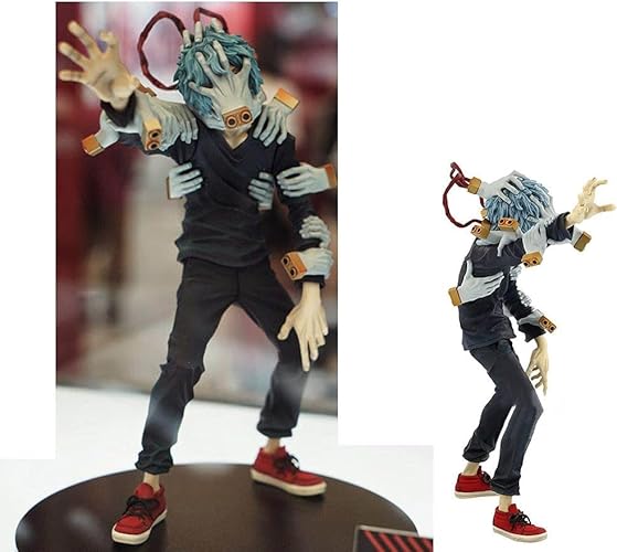 YLEAFUN Anime Figures 16-18cm Midoriya Izuku/Shigaraki Tomura/Kirishima Eijirou Action Figure MHA PVC Statue Collection Model Desktop Decoration Ornaments - Shigaraki Tomura - 17cm