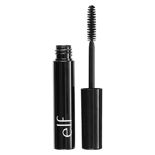 e.l.f. Cosmetics Volumizing Mascara, Mascara For Fuller, Thicker-Looking Lashes, Enriched With Vitamin E, Black,0.19 Fl Oz (Pack of 1) - 0.19 Fl Oz (Pack of 1)